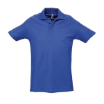 Hochwertige Poloshirts aus 210 g/m2 Baumwolle von SOL'S Spring farbe köngisblau dritte Ansicht