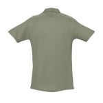 Hochwertige Poloshirts aus 210 g/m2 Baumwolle von SOL'S Spring farbe khaki Rückansicht