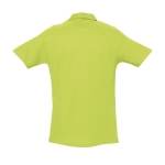 Hochwertige Poloshirts aus 210 g/m2 Baumwolle von SOL'S Spring farbe hellgrün Rückansicht