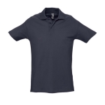 Hochwertige Poloshirts aus 210 g/m2 Baumwolle von SOL'S Spring farbe dunkelblau