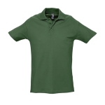 Hochwertige Poloshirts aus 210 g/m2 Baumwolle von SOL'S Spring farbe dunkelgrün achte Ansicht