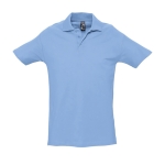 Hochwertige Poloshirts aus 210 g/m2 Baumwolle von SOL'S Spring farbe hellblau