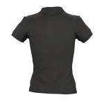 Slim-Fit-Damen-Poloshirt aus 100 % Baumwolle, 210 g/m2, SOL'S People farbe schwarz Rückansicht