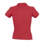 Slim-Fit-Damen-Poloshirt aus 100 % Baumwolle, 210 g/m2, SOL'S People farbe rot Rückansicht