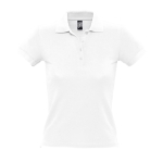 Slim-Fit-Damen-Poloshirt aus 100 % Baumwolle, 210 g/m2, SOL'S People farbe weiß neunte Ansicht