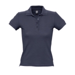 Slim-Fit-Damen-Poloshirt aus 100 % Baumwolle, 210 g/m2, SOL'S People farbe dunkelblau