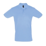 Poloshirts aus 100 % Baumwolle mit 2 Knöpfen, 180 g/m2, SOL'S Perfect farbe pastellblau