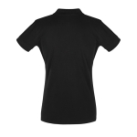 Poloshirts für Damen aus Baumwolle, 180 g/m2, SOL'S Perfect Women farbe schwarz Rückansicht