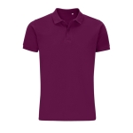 Poloshirt aus 100 % Bio-Baumwolle für Herren, 170 g/m2, SOL'S Planet farbe bordeaux zweite Ansicht