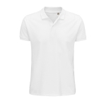 Poloshirt aus 100 % Bio-Baumwolle für Herren, 170 g/m2, SOL'S Planet farbe weiß neunte Ansicht