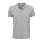 Poloshirt aus 100 % Bio-Baumwolle für Herren, 170 g/m2, SOL'S Planet farbe grau