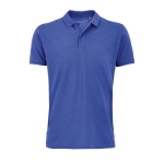 Poloshirt aus 100 % Bio-Baumwolle für Herren, 170 g/m2, SOL'S Planet farbe köngisblau dritte Ansicht