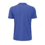 Poloshirt aus 100 % Bio-Baumwolle für Herren, 170 g/m2, SOL'S Planet farbe köngisblau Rückansicht