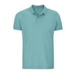 Poloshirt aus 100 % Bio-Baumwolle für Herren, 170 g/m2, SOL'S Planet farbe hellblau