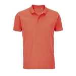 Poloshirt aus 100 % Bio-Baumwolle für Herren, 170 g/m2, SOL'S Planet farbe neonorange