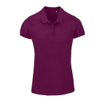 Damen-Poloshirt mit Siebdruck aus Baumwolle, 170 g/m2, SOL'S Planet farbe bordeaux zweite Ansicht