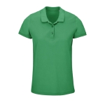 Damen-Poloshirt mit Siebdruck aus Baumwolle, 170 g/m2, SOL'S Planet farbe grün