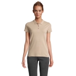 Damen-Poloshirt mit Siebdruck aus Baumwolle, 170 g/m2, SOL'S Planet farbe beige Detailbild