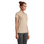 Damen-Poloshirt mit Siebdruck aus Baumwolle, 170 g/m2, SOL'S Planet farbe beige Detailbild 2