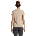 Damen-Poloshirt mit Siebdruck aus Baumwolle, 170 g/m2, SOL'S Planet farbe beige Detailbild 3