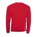 Herren-Sweatshirt aus Polyester und Baumwolle, 260 g/m2, SOL'S Spider farbe rot Rückansicht