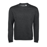 Herren-Sweatshirt aus Polyester und Baumwolle, 260 g/m2, SOL'S Spider farbe dunkelgrau sechste Ansicht