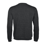 Herren-Sweatshirt aus Polyester und Baumwolle, 260 g/m2, SOL'S Spider farbe dunkelgrau Rückansicht