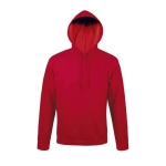 Kapuzensweatshirt aus Baumwolle und Polyester, 280 g/m2, SOL'S Snake farbe rot fünfte Ansicht