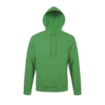 Kapuzensweatshirt aus Baumwolle und Polyester, 280 g/m2, SOL'S Snake farbe grün achte Ansicht