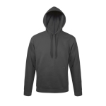 Kapuzensweatshirt aus Baumwolle und Polyester, 280 g/m2, SOL'S Snake farbe dunkelgrau achte Ansicht