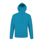 Kapuzensweatshirt aus Baumwolle und Polyester, 280 g/m2, SOL'S Snake farbe cyan-blau