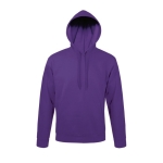 Kapuzensweatshirt aus Baumwolle und Polyester, 280 g/m2, SOL'S Snake farbe purpurfarben zweite Ansicht