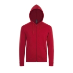 Unisex-Kapuzenpulli aus Baumwolle und Polyester, 260 g/m2, SOL'S Stone farbe rot fünfte Ansicht