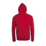 Unisex-Kapuzenpulli aus Baumwolle und Polyester, 260 g/m2, SOL'S Stone farbe rot Rückansicht