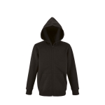 Kinder-Kapuzenjacke aus Baumwolle, 260 g/m2, SOL'S Stone Kids farbe schwarz