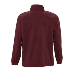 Fleecejacke aus Polyester bedrucken, 300 g/m2, SOL'S North farbe bordeaux Rückansicht