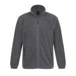 Fleecejacke aus Polyester bedrucken, 300 g/m2, SOL'S North farbe grau mamoriert