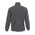 Fleecejacke aus Polyester bedrucken, 300 g/m2, SOL'S North farbe grau mamoriert Rückansicht