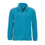 Fleecejacke aus Polyester bedrucken, 300 g/m2, SOL'S North farbe cyan-blau