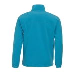 Fleecejacke aus Polyester bedrucken, 300 g/m2, SOL'S North farbe cyan-blau Rückansicht