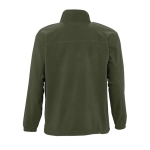 Fleecejacke aus Polyester bedrucken, 300 g/m2, SOL'S North farbe militärgrün Rückansicht