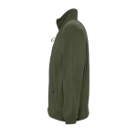 Fleecejacke aus Polyester bedrucken, 300 g/m2, SOL'S North farbe militärgrün seitliche Ansicht