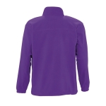 Fleecejacke aus Polyester bedrucken, 300 g/m2, SOL'S North farbe purpurfarben Rückansicht