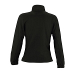 Fleecejacke für Damen aus Polyester bedrucken, 300 g/m2, SOL'S North farbe schwarz Rückansicht