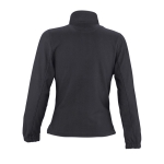 Fleecejacke für Damen aus Polyester bedrucken, 300 g/m2, SOL'S North farbe dunkelgrau Rückansicht