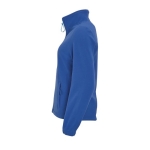 Fleecejacke für Damen aus Polyester bedrucken, 300 g/m2, SOL'S North farbe köngisblau seitliche Ansicht