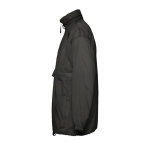 Günstige wasserdichte Unisex-Windjacke, 210 g/m2, SOL'S Surf farbe schwarz seitliche Ansicht