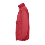 Günstige wasserdichte Unisex-Windjacke, 210 g/m2, SOL'S Surf farbe rot seitliche Ansicht