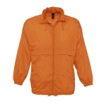 Günstige wasserdichte Unisex-Windjacke, 210 g/m2, SOL'S Surf farbe orange