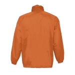 Günstige wasserdichte Unisex-Windjacke, 210 g/m2, SOL'S Surf farbe orange Rückansicht